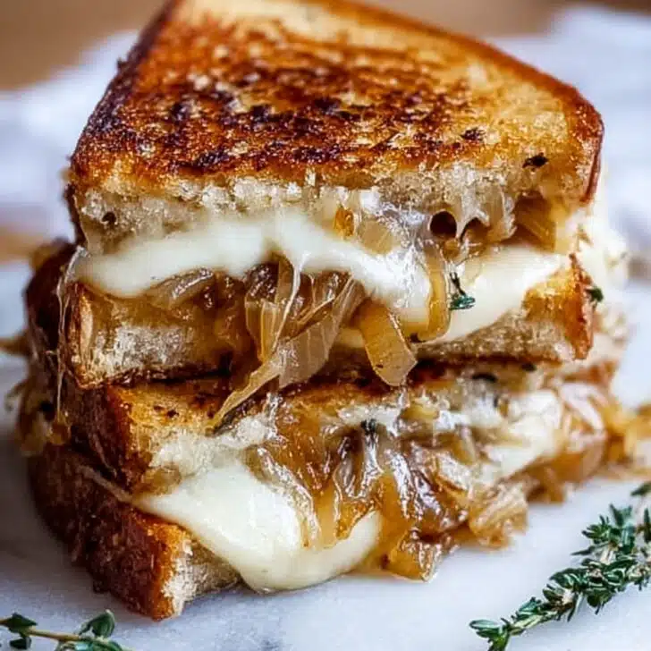 French Onion Grilled Cheese Sandwich