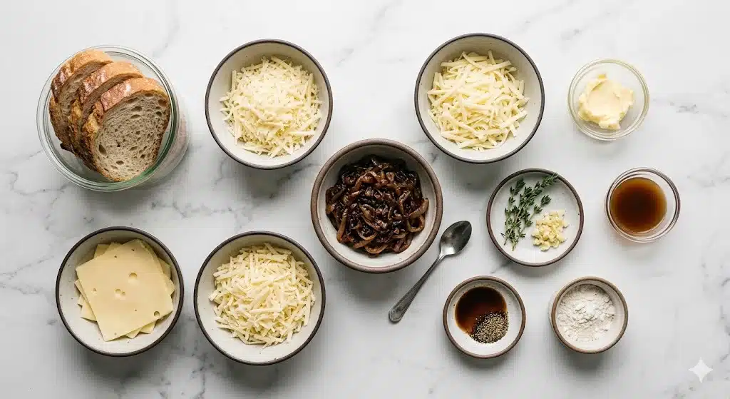 French Onion Grilled Cheese Sandwich