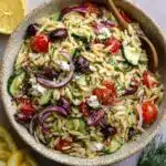 Greek Orzo Pasta Salad