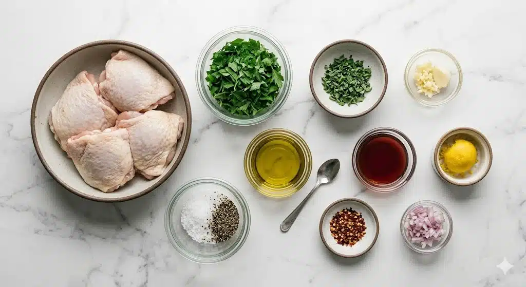 Grilled Chimichurri Chicken Thighs