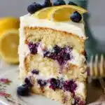 Lemon Blueberry Layer Cake