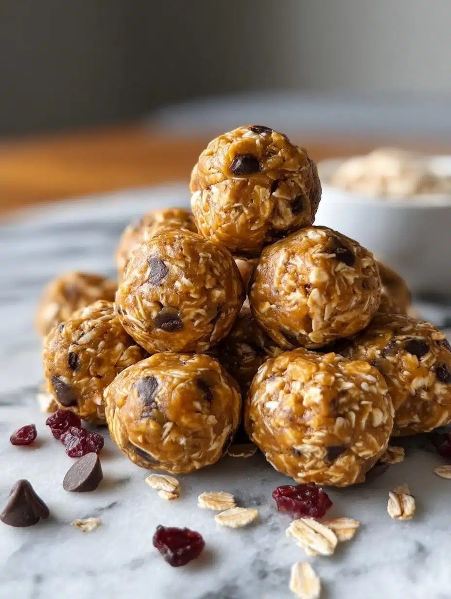 No-Bake Peanut Butter Energy Bites