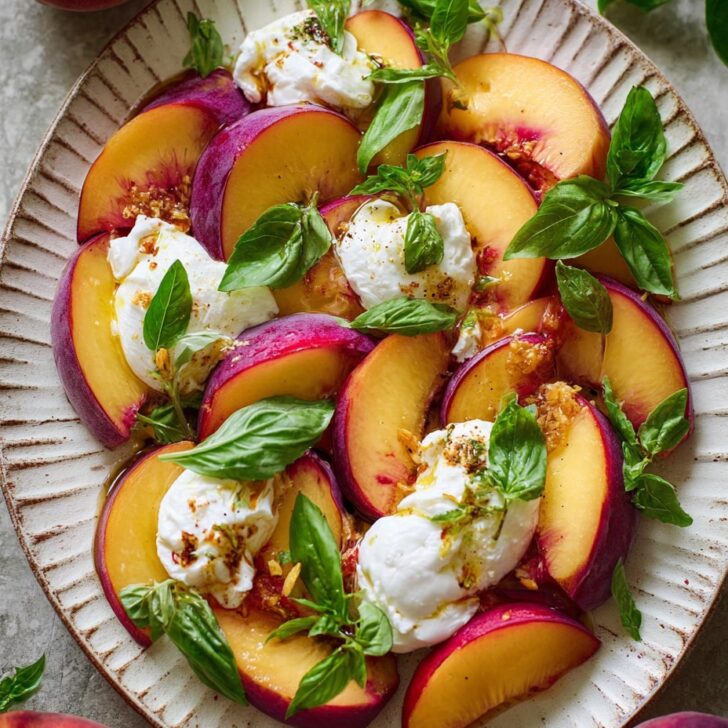 Peach & Burrata Salad
