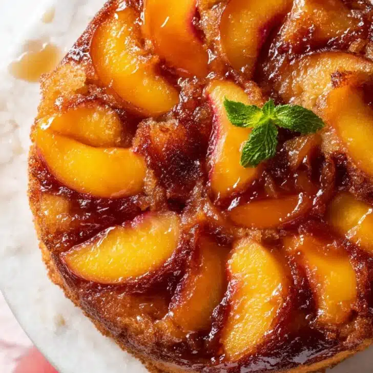 Peach Upside Down Cake