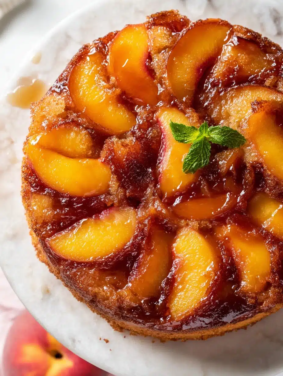 Peach Upside Down Cake