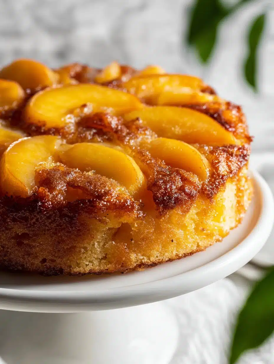 Peach Upside Down Cake