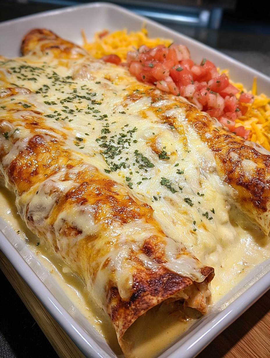 Queso Chicken Enchiladas for a Quick and Cheesy Dinner Delight