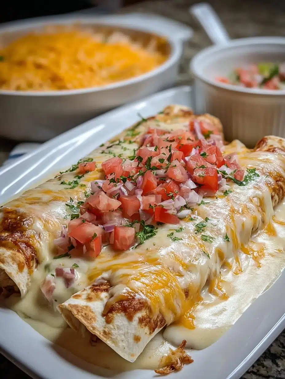 Queso Chicken Enchiladas for a Quick and Cheesy Dinner Delight