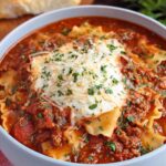 Slow Cooker Lasagna Soup