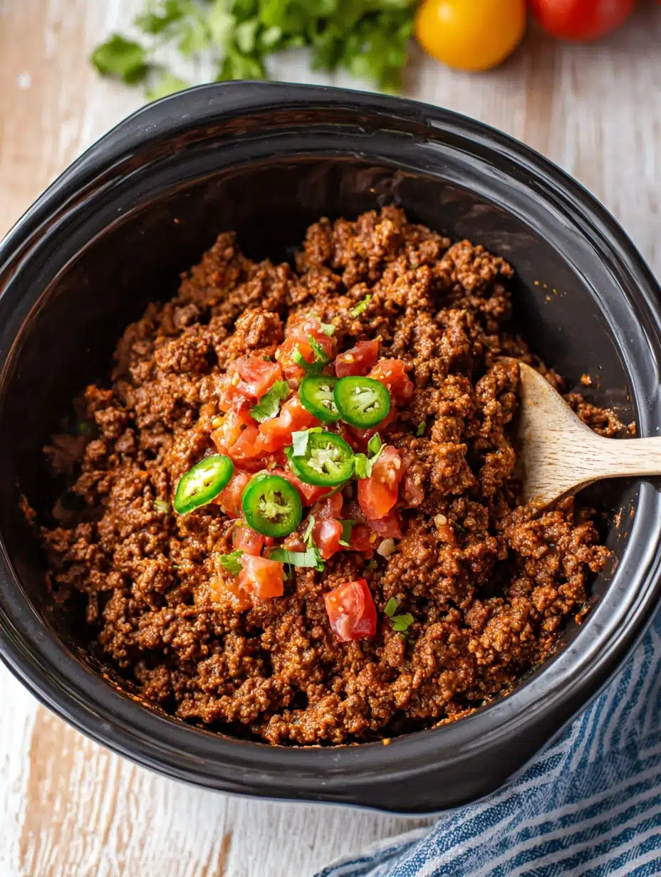 Slow Cooker Taco Meat