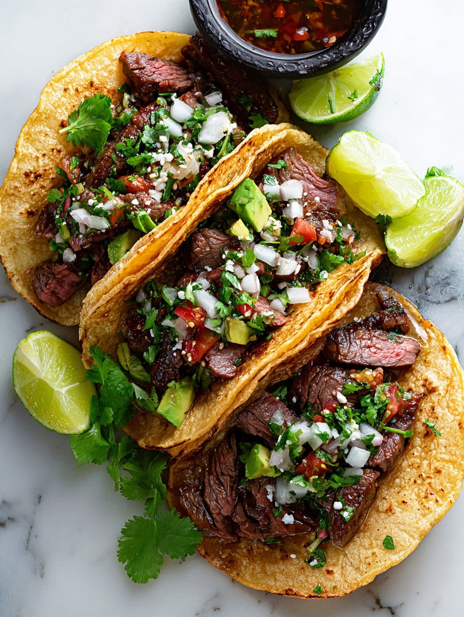Stovetop Carne Asada Street-Style Tacos