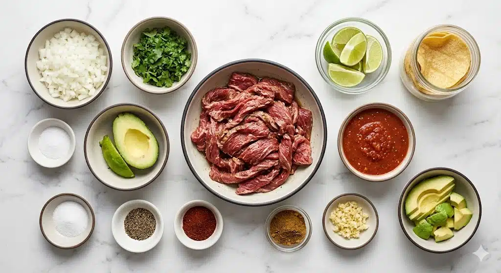 Stovetop Carne Asada Street-Style Tacos