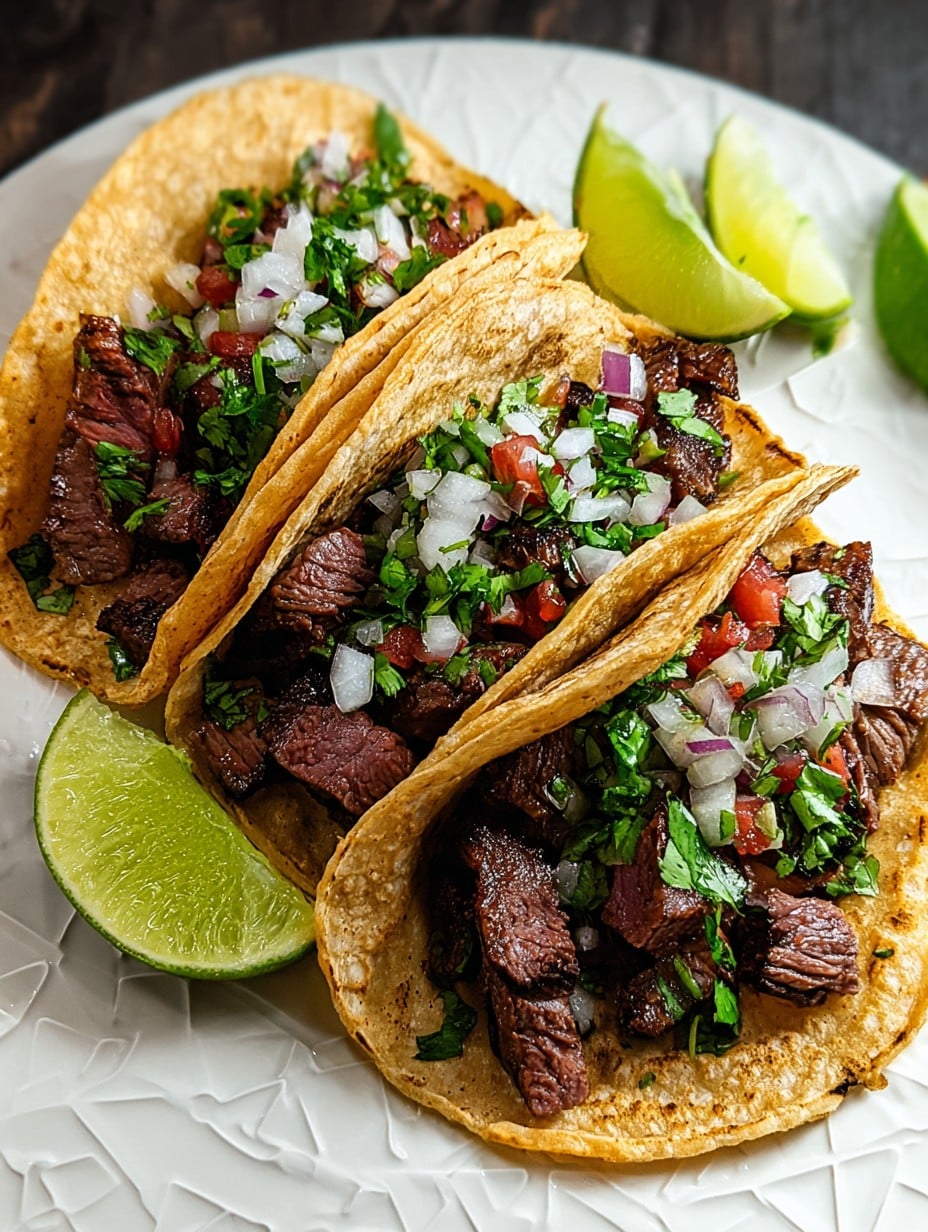 Stovetop Carne Asada Street-Style Tacos
