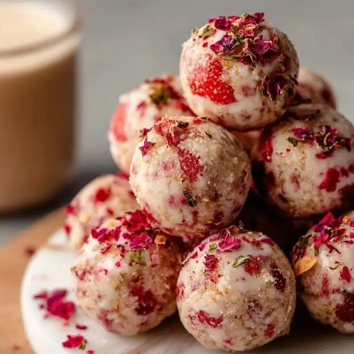 Strawberry Cheesecake Protein Balls Recipe