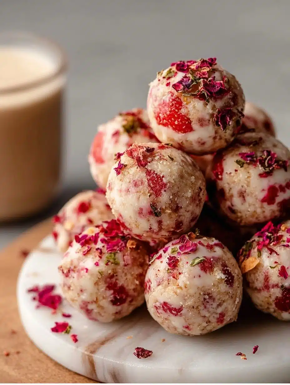 Strawberry Cheesecake Protein Balls Recipe