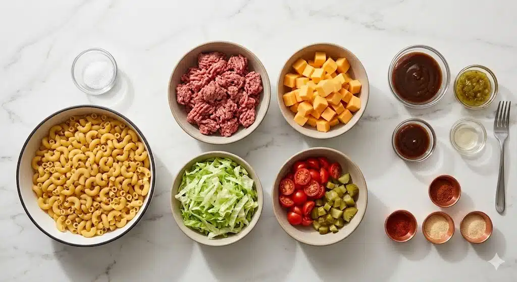 Big Mac Pasta Salad
