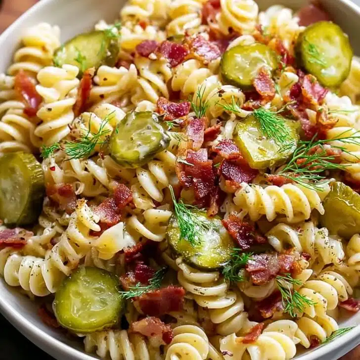 Dill Pickle Bacon Pasta Salad That Will Wow Your Taste Buds Recipe