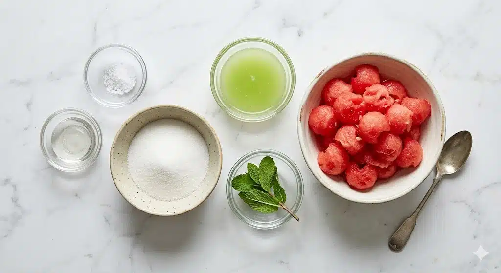 Easy Watermelon Sorbet