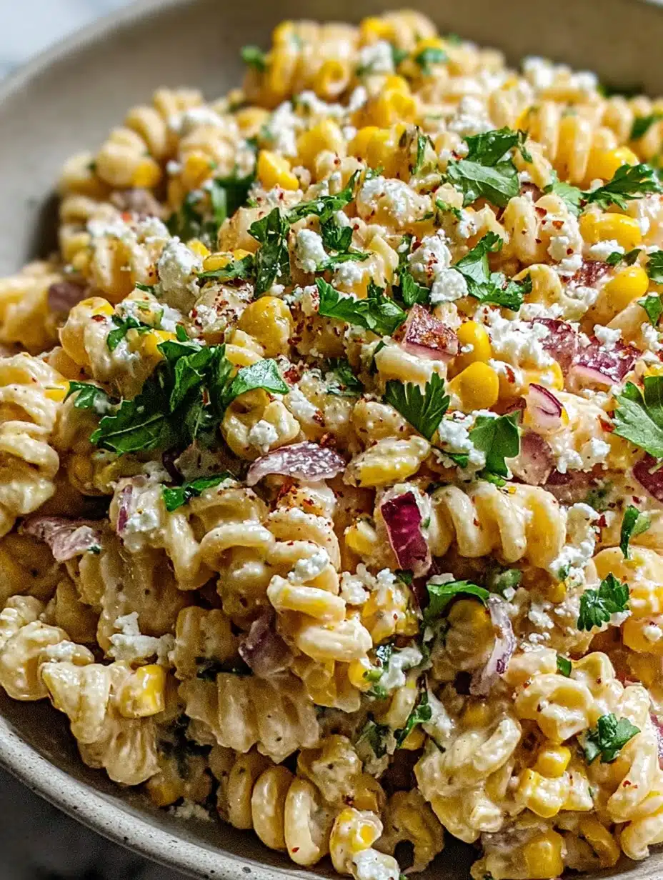 Mexican Street Corn Pasta Salad