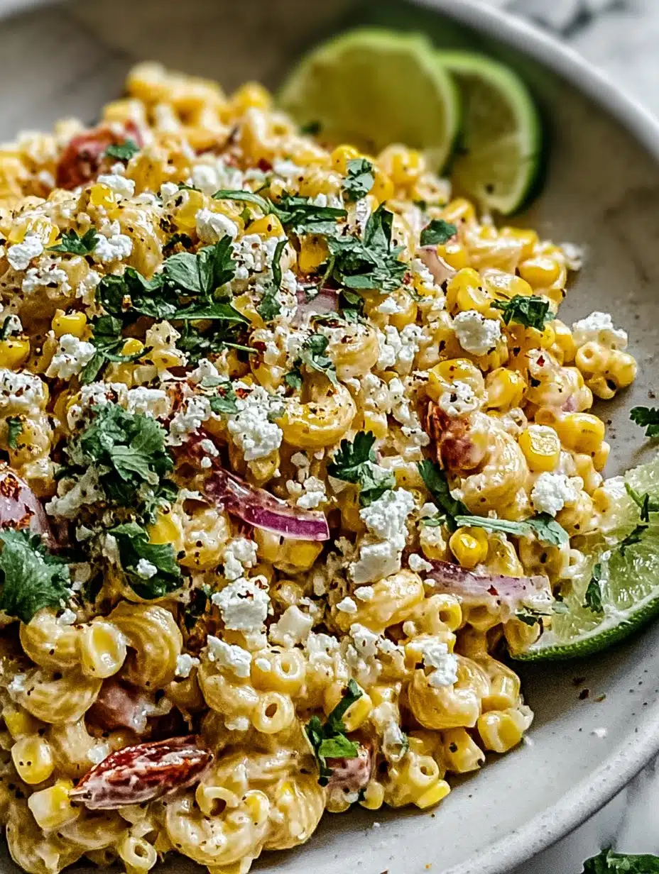 Mexican Street Corn Pasta Salad