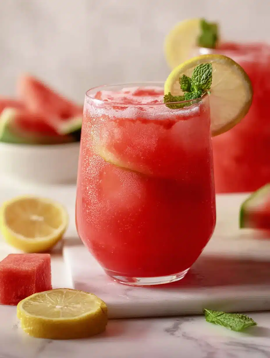 Non-alcoholic watermelon drink