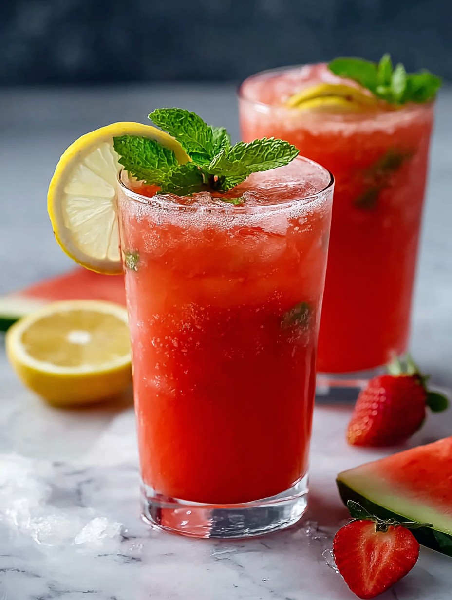 Strawberry Watermelon Lemonade