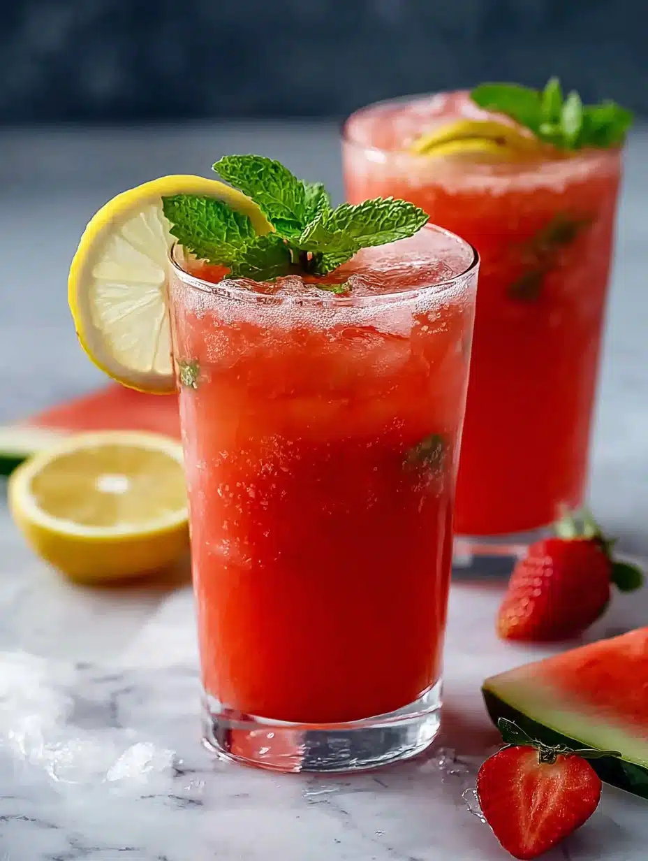 Strawberry Watermelon Lemonade