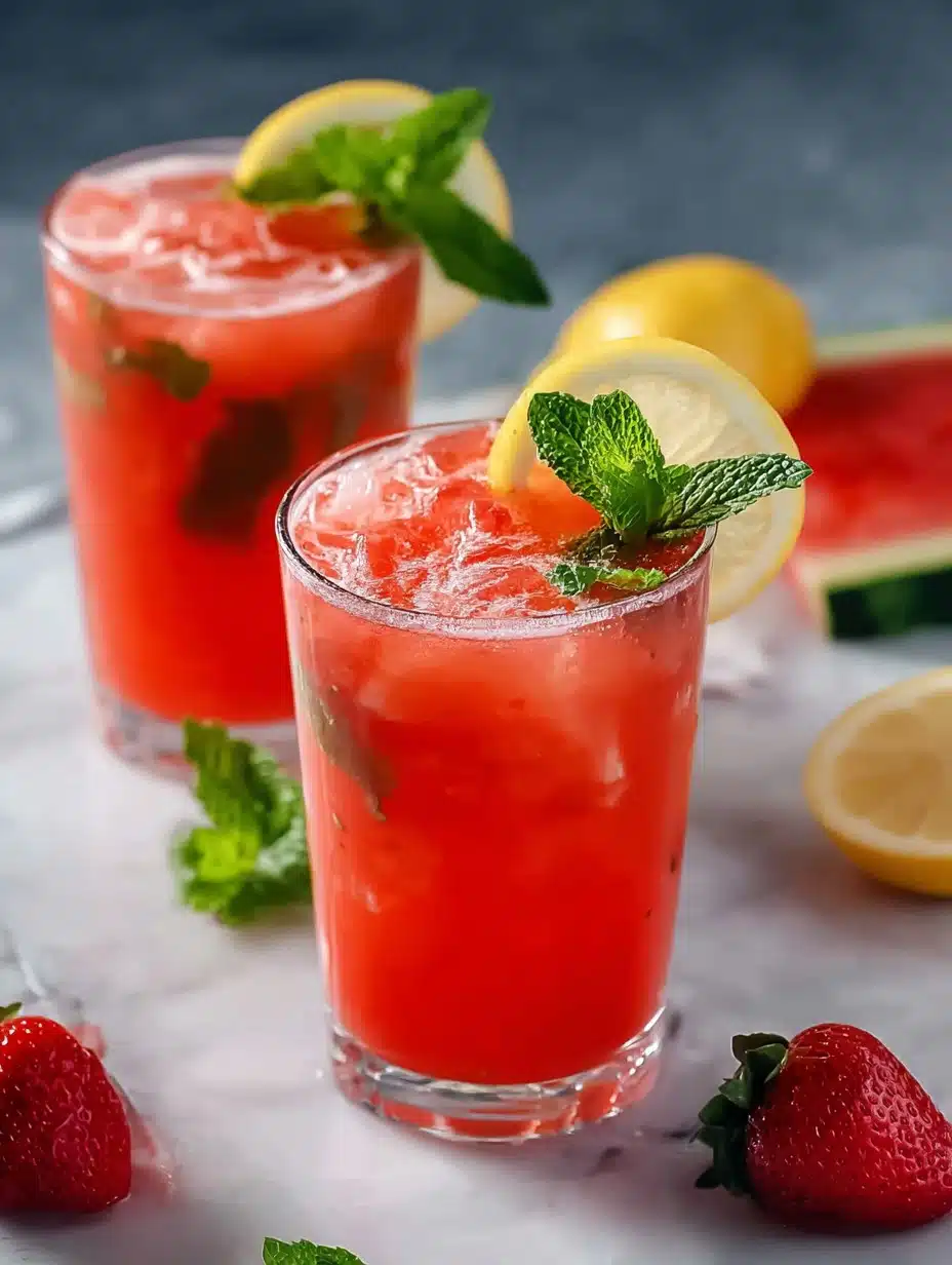 Strawberry Watermelon Lemonade