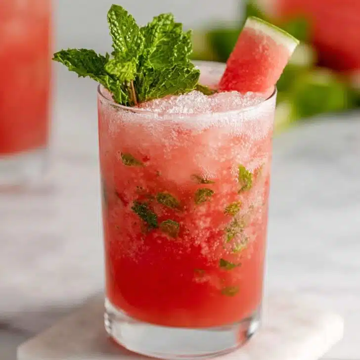 Watermelon Mint Mojito Mocktail