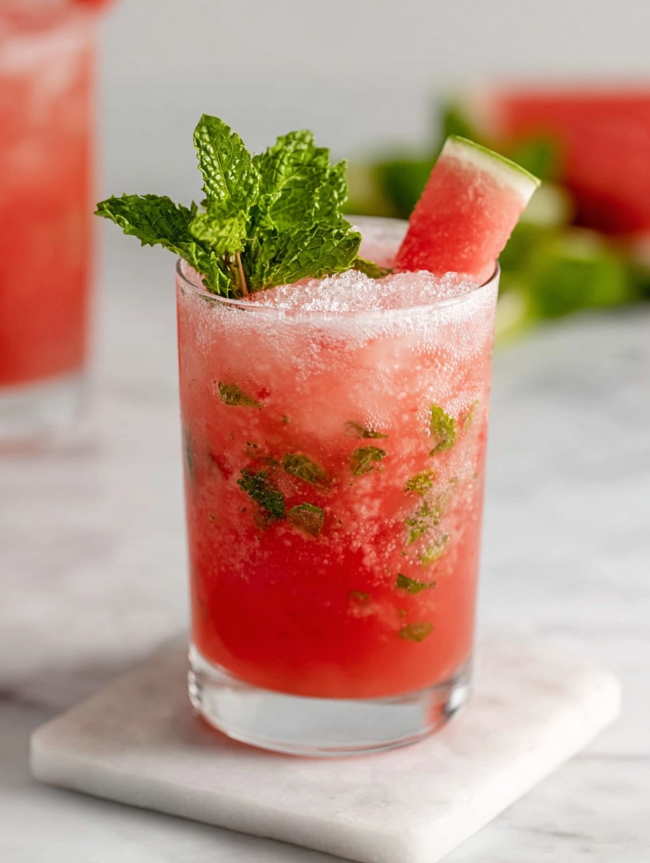 Watermelon Mint Mojito Mocktail