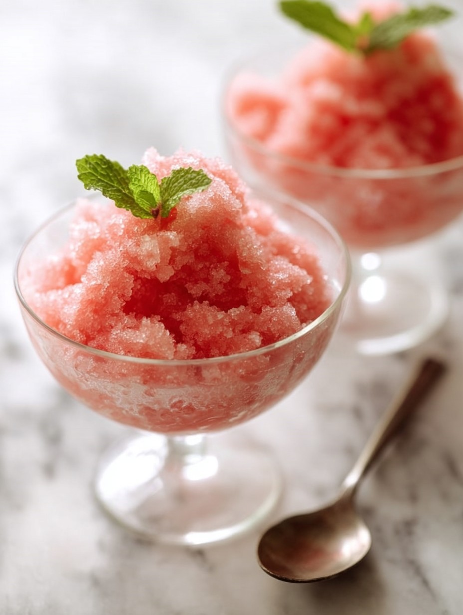Watermelon Sorbet & Granita