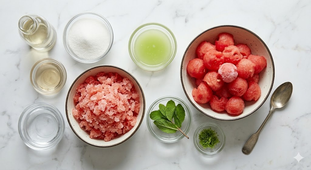 Watermelon Sorbet & Granita