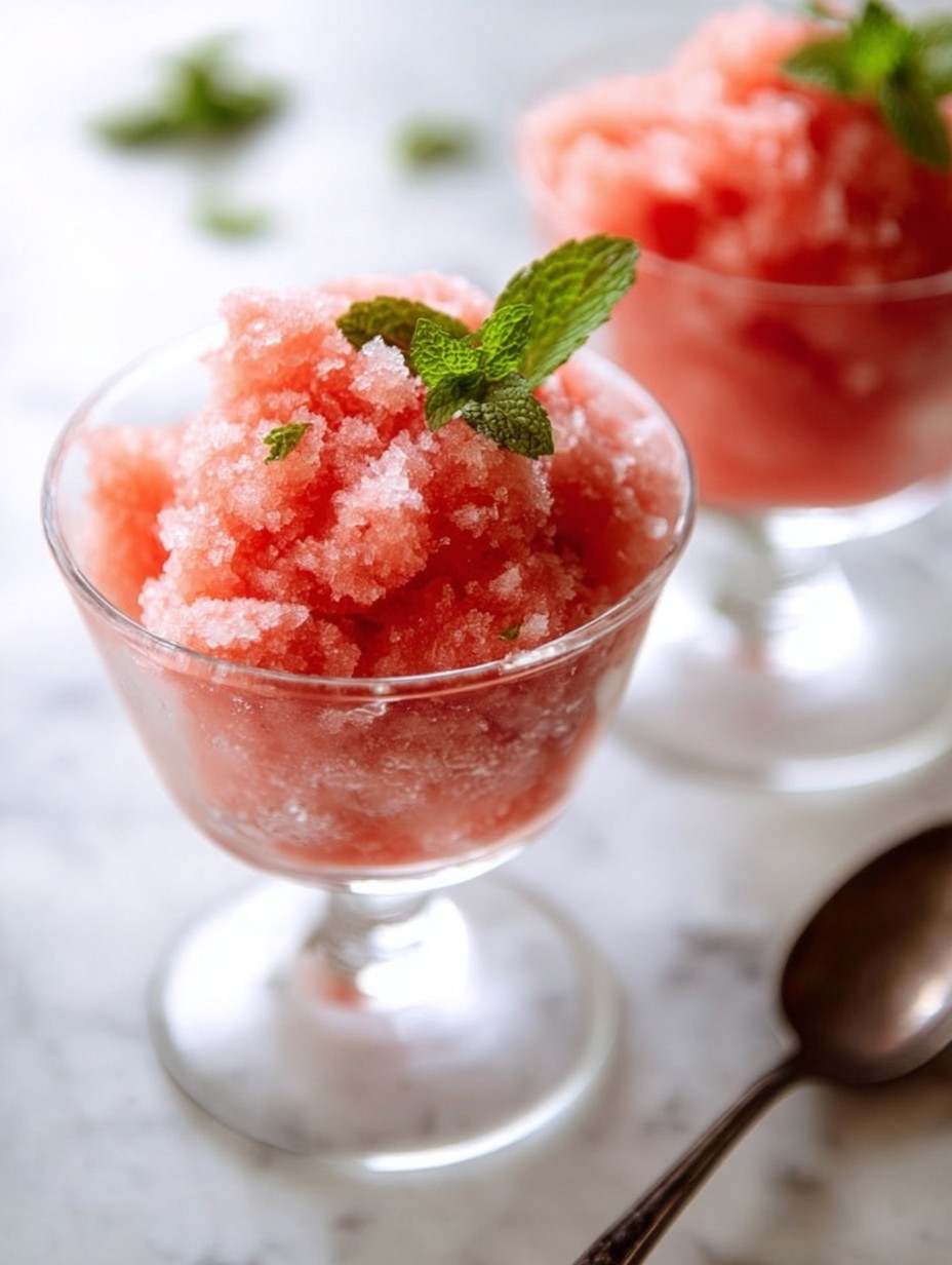 Watermelon Sorbet & Granita